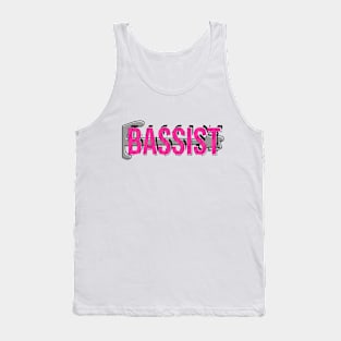 Bassist pink, buitar bass player Tank Top